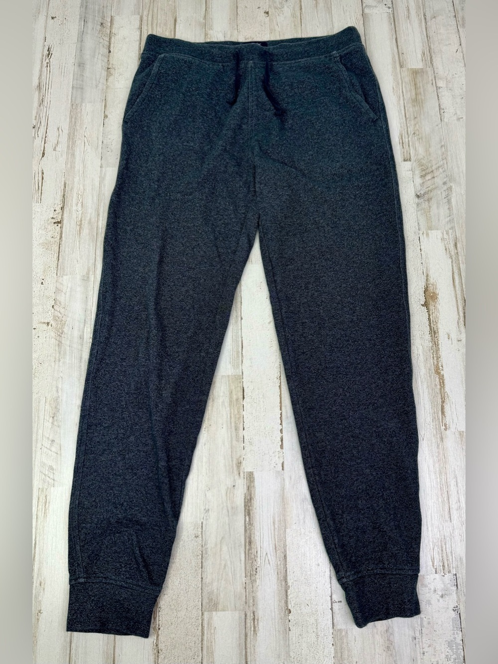 J Crew Mens Jogger Sweatpants Gray Slim Fit Zip Pocket Pants Small